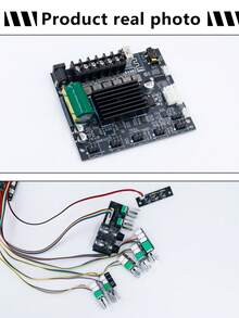 50W*50W*100W 汽车功放板 - 大功率数字音频放大器模块，2.1声道立体声，带低音和高音控制 - A - 查看 6