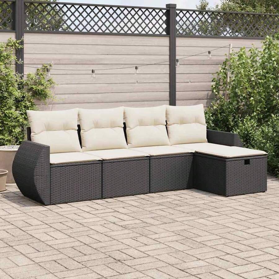 vidaXL Ensembles de table et chaises d'extérieur - Noir - Voir 1