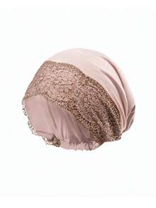 1 pieza Pañuelo bohemio de poliéster de unicolor con aplicaciones de encaje, adecuado para boda, vacaciones, todas las estaciones, playa, viaje - 1 pieza de encaje - Ver 31