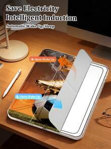 Kingsung Ốp bảo vệ họa tiết bóng đá, tương thích với Air 8 (M4) 11 inch 2026, thế hệ thứ 11 (A16) 11 inch 2025, thế hệ thứ 7/8/9, điều chỉnh đa góc với 6 chế độ giá đỡ, ngăn đựng bút tích hợp, mặt lưng trong suốt, chống sốc, chức năng tự động bật/tắt màn hình, tương thích với Samsung Galaxy Tab A9 Plus 11 inch 2023. - Nhiều màu - Xem 6