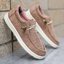 TOLLYET Men's Lightweight Casual Sports Shoes, Elastic No-Tie Design, Suitable For Walking / Travel / Work / Daily Wear - 666 Khaki - View 4