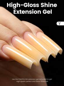 YOKEFELLOW 15克美甲延长胶，强化甲面，持久美甲，适用于美甲沙龙、家庭DIY及礼品 - 彩色 - 查看 3