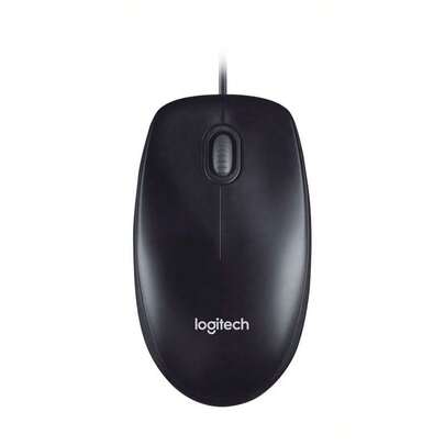  Ratón con cable Logitech M90 - Ratón con cable USB para computadoras y portátiles, para uso con la mano derecha o izquierda