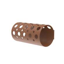 Wall Mounted Cat Toy Tube, Plastic Cat Corner Scratcher Toy, Interactive Cat Wall Toy For Indoor Cats, Kitten Play Exercise Toy, Cat Furniture Accessory - Brown - View 9