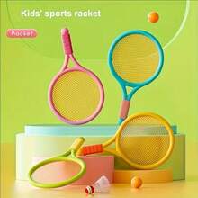 Juego de raqueta y volante de bádminton - Equipo deportivo para interiores/exteriores, adecuado para deportes escolares, fiestas de cumpleaños, vuelta al cole - Regalo educativo y divertido - Multicolor - Ver 8