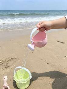 12pcs Beach Toy Set, Including Bucket, Rake, Shovel, Spoon, Animal Molds, Foldable Bucket, Summer Beach Water Play Sand Tools, Parent-Child Interaction, Birthday/Holiday Gift For Boys & Girls (Accessory Colors Random) - Multicolor - View 9