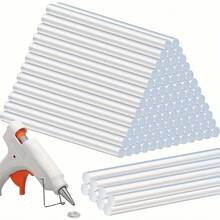 Keo dán nóng chảy dạng que, keo dán nóng chảy độ nhớ cao, đồ thủ công DIY, keo dán thủ công chắc chắn, thích hợp để làm thiệp chúc mừng, dán mép vải, sửa chữa xốp, ruy băng và hoa giả, cố định tấm xốp, v.v. Súng bắn keo nóng chảy, keo dán nóng chảy dạng que, keo dán nóng chảy dạng que cỡ lớn, súng bắn keo nóng chảy nhiệt độ thấp. - Nhiều màu - Xem 11