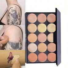 POPFEEL Concealer & Contour Palette, Long-Lasting, Non-Smudging, Essential For Beginners - Nude - View 5