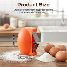 1pc Stainless Steel Egg Shell Opener, Multi-Functional Egg Cracker Tool For Raw And Boiled Eggs, Handheld Kitchen Gadget, Easy To Peel And Separate Shells, Quickly Open Raw Or Cooked Eggs Without Messing Up The Shells. Suitable For Daily Cooking Egg Peeling And Cracking. Ergonomic Handheld Design, Made Of Durable PP And Stainless Steel, Different From Typical Egg Shell Openers, Our Egg Shell Opener Has A Comfortable Handle Shape. - Multicolor - View 7