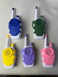 1 Pair Kids New Walkie Talkies, Family Interactive Toy For Roleplay, Long Distance Communication, Easy Operation For Quick Use By Children, Holiday Gift - Multicolor - View 9