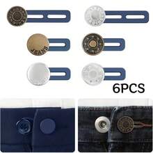 6/16/24 件腰部延长扣，可拆卸牛仔裤腰部调节夹，无需缝纫弹性拉伸腰带扣 - 彩色 - 查看 31