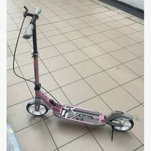 Foldable Manual Foot Scooter, Aluminum Alloy Material, Pink & Blue Options, Portable Adult Commuting Kick Scooter - Pink - View 8