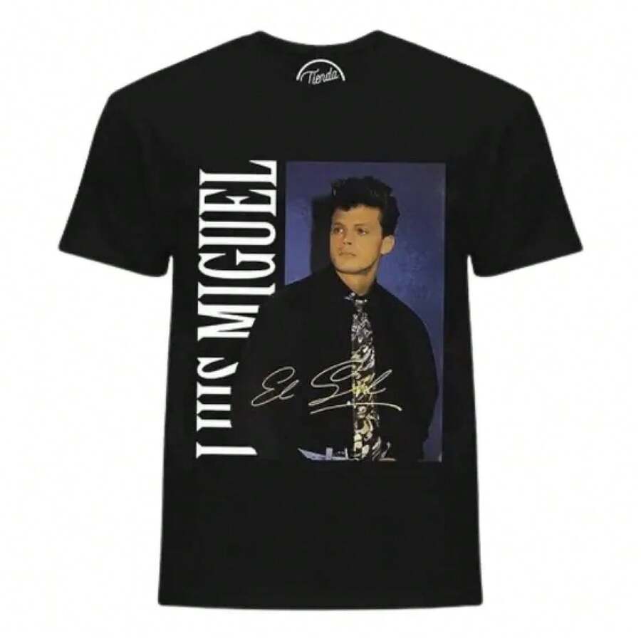 Camiseta Popular Playera El Sol Poster 10 - Negro - Ver 1