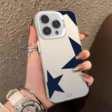 Funda de teléfono de alta gama con estampado de leopardo y estrellas para iPhone 11/11 pro/11 pro max/12/12 pro/12 pro max/13/13 pro/13 pro max/14/14 pro/14 pro max/15/15 pro/15 pro max/16/16 pro/16 pro max/17/17 pro/17 pro max, funda de silicona suave. - Estilo (1 pieza) - Ver 10