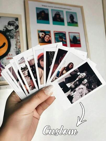 Mini Classic Photo Prints, Personalized Pocket Photos, Personalized Instant Photo Gifts, Mini Square Photos, Digital Photo Prints, Mini Photo Prints, Mini Wallet Size Souvenirs, Suitable For DIY Albums, Home Decor, Valentine's Day, Birthday - Create Unique And Meaningful Gifts Using Your Own Photos, Anniversary Gifts, 2026 Series