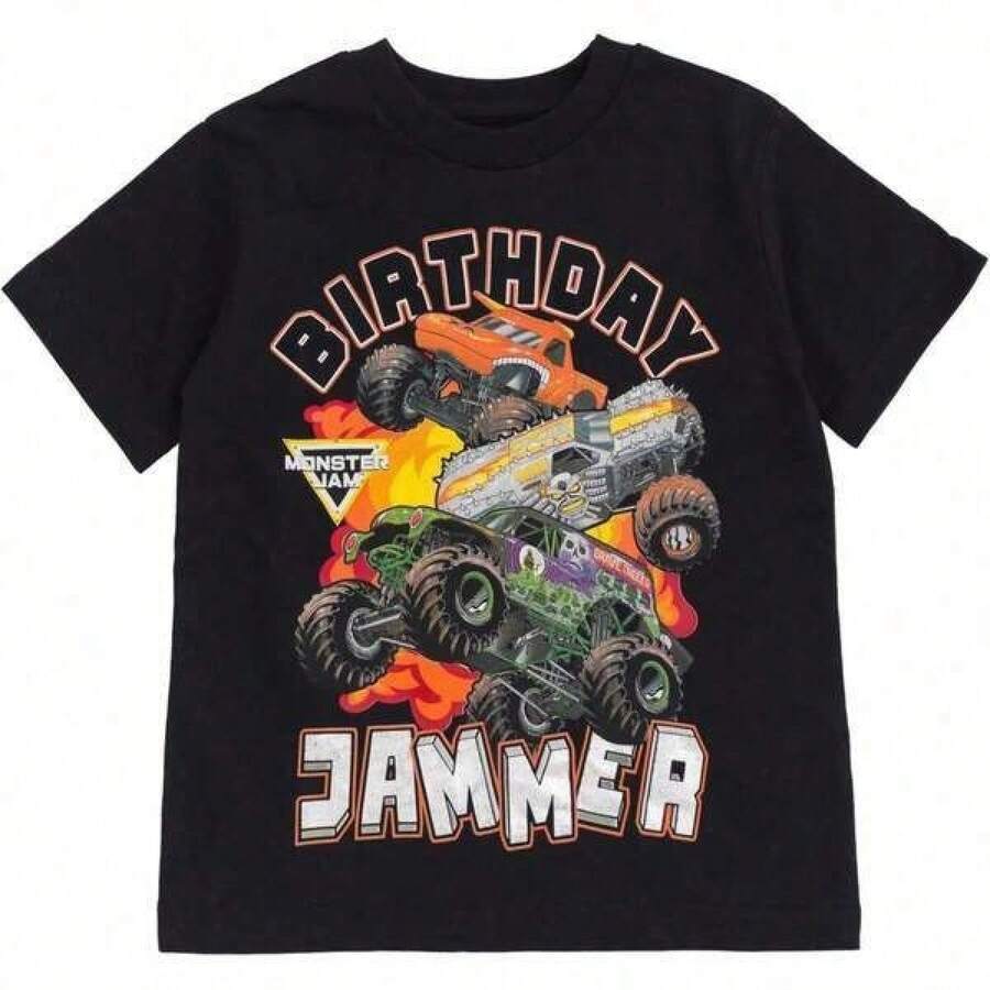 Teen Summer Clothes, Teen Girl Summer Clothes, Youth Boys Clothes, Summer Tops, Mom And Daughter Matching, Casual Cotton T-Shirt Unisex, Boys Summer Outfits Tween Summer Clothes, Family Matching Outfit, Monster Jam Birthday T-Shirt Toddler To Big Kid GR0AVE DI0GGER El Toro Loco Maximum Destruction Casual Loose Fit Round Neck Short Sleeve T-Shirt Comfortable For Daily Wear, Street Style, Home, Vacation In SpringSummer,Mommy And Daughter Matching Outfit Girls Clothes, Adult And Children's Sizes Gift For Kids, Friends And Family - màu đen - Xem 1