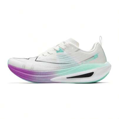 XTEP Zapatillas de running para hombre, de una sola pieza, minimalistas de 5.0, cómodas para uso casual y al aire libre, 874219110036 Blanco Vela/Verde Mambo/Negro