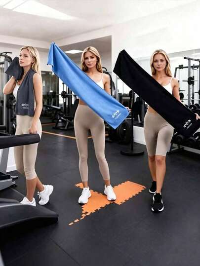 3 Quick-Drying Sports Towels, Gym Towels, Exercise Equipment Towels, Soft And Absorbent, Suitable For Gyms, Running, Yoga, Outdoor Activities, Outdoor Parties, Travel, Summer Essentials.