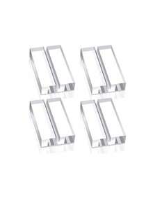 Bộ 1/4/8 giá đỡ thẻ bàn bằng acrylic trong suốt, giá để thẻ tên, giá trưng bày bảng hiệu đám cưới, thích hợp cho bàn ăn, ảnh cưới, thực đơn văn phòng, hội nghị và các dịp khác. - Nhiều màu - Xem 11