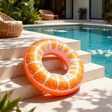1 Pc Creative Watermelon Design Hot Summer Adult Kids PVC Watermelon Tube Inflatable Pool Swimming Ring - Multicolor - View 4