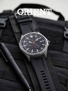 Orient Sports 自动机械男士腕表，黑色表盘，RA-AK0605B10B - 黑色 - 查看 3