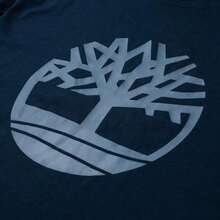 Timberland Men's AF Tree Logo Short Sleeve T-Shirt, Casual Comfortable Minimalist Outdoor Commute Outfit - Dark Blue - View 4