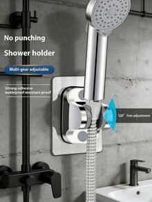 Giá đỡ vòi sen không cần khoan, giá đỡ điều chỉnh được, loại đa năng, đế điều chỉnh nhiều cấp độ cho vòi sen. - Nhiều màu - Xem 3