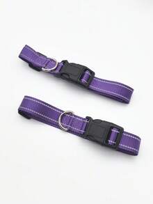 1pc Adjustable Pet Collar, Suitable For Small/Medium/Large Dogs, Leash Collar - Multicolor - View 9