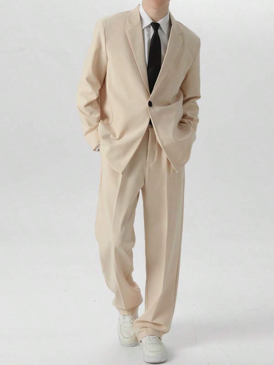 Men Suits - Kayısı - Görünüm 1