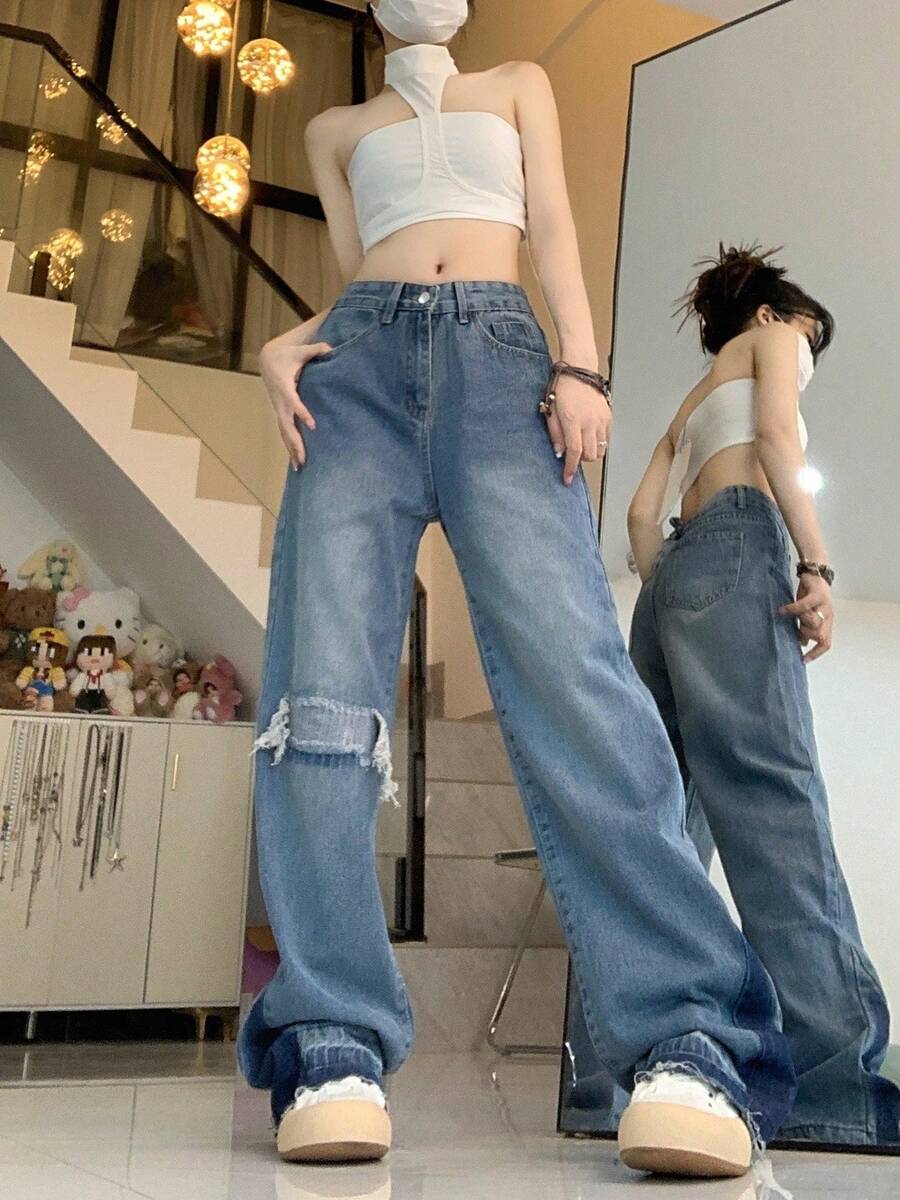 Women Pants - Navy Blue - View 1