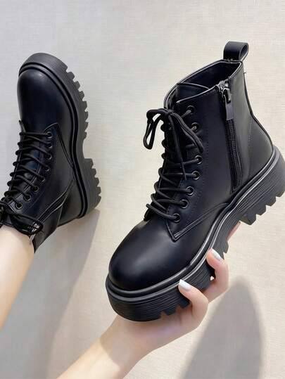 botas para mujer,botines de mujer,botas.Botas de nieve nuevas para mujer,Botas de tobillo con plataforma alta y cordones clásicas para otoño/invierno 2025 con cremallera lateral,botas Chelsea lisas de color negro a la moda,botas cómodas para exteriores, botines cortos de tacón grueso y estilo sencillo para mujer,Botas con cordones negras de moda informal para mujer, botas cómodas para actividades al aire libre,Botines sencillos de tacón grueso para mujer,Botas Casual Mujer, Botas Impermeables Mujer Invierno Calor Exterior Botas, Botas de cordones para mujer,botas cortas de estilo británico para mujer,botas cortas de estilo británico para mujer,Botas de mujer para otoño/invierno 2025 Nuevas botas Chelsea de primavera y otoño con suela gruesa, botas para mujeres,Botas negras nuevas para mujer de otoño/invierno, botas de motocicleta con suela gruesa, punta redonda y cordones, versátiles y de estilo británico andrógino a la moda, botas de combate de tobillo para mujeres.