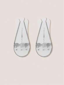 1/2/4 Pairs Invisible Non-Slip Liners Leg Warmers For High Heels, Thin Half-Toe Footsie Leg Warmers, Suitable For Spring & Summer - Multicolor - View 19