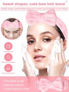 Bộ dụng cụ trang điểm đa năng 5/38 món, bao gồm 30 cọ trang điểm, bông mút, băng đô, cọ đắp mặt nạ, túi chườm lạnh và dụng cụ massage mặt bằng silicon, bộ dụng cụ làm đẹp hoàn chỉnh. - Hồng - Xem 3