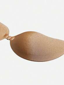 2片装隐形提拉文胸，女士无背无肩带文胸，无缝自粘硅胶胸贴，适合搭配婚纱，肤色和黑色可选，带粘垫，可重复使用，四季皆宜 - 彩色 - 查看 6