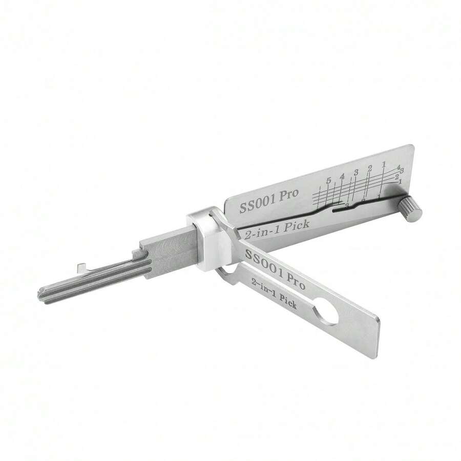 全新 HUANYU SS001 PRO 银色二合一指纹解锁工具（带工具盒） - 防锈民用/商用锁匠用品 - A - 查看 1