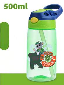 1 Cốc nước dự tiệc Paw Patrol 500ml/16oz màu xanh dương, đỏ, tím, xanh lá cây có ống hút và tay cầm di động, có thể đựng đá viên. Quà tặng sinh nhật, quà tặng Halloween, quà tặng Lễ Tạ ơn, quà tặng Giáng sinh (Nắp có thể ngẫu nhiên) - Nhiều màu - Xem 7