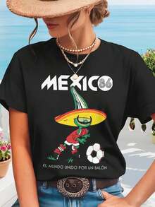 Damen T Shirt Sommer Mode Basic Kurzarm Komfort Stylish Must Have  Outfit Damenbekleidung - Black - View 2