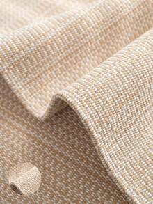 1pc Anti-Slip Sofa Cover, Simple Japanese Style Thickened Sofa Slipcover, Minimalist Decor Sofa Pad, Pet-Friendly, 4-Season Washable, Suitable For 1/2/3/4 Seater L-Shaped Recliner With Armrest And Backrest - Apricot - View 4