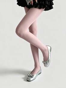 1 đôi quần tất nữ siêu mỏng màu hồng nhạt, thoáng khí, bằng nylon, thích hợp mặc hàng ngày, dự tiệc và hẹn hò, dành cho mùa xuân hè. - Nhiều màu - Xem 5
