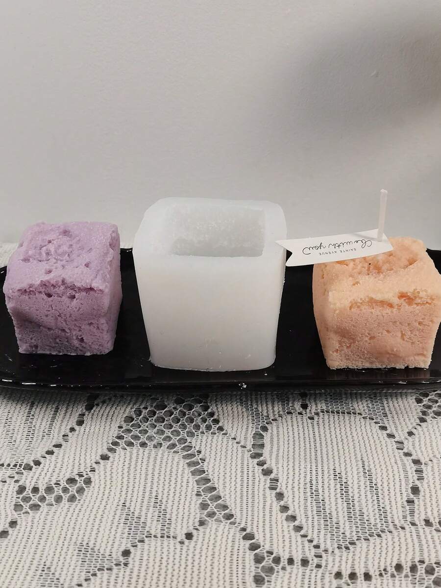 1个硅胶模具，用于DIY冷冻酸奶蜡烛 - 白色 - 查看 1