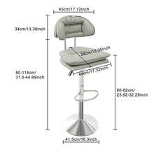 Sgabelli bar - Grigio Chiaro - Visualizzare 2