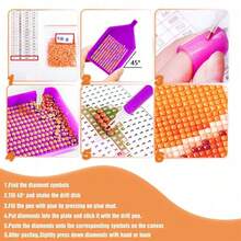 1 Set 5D Diamond Painting Kit, Fashionable Leopard Print Diamond Art Craft Set, Suitable For Adults And DIY, Great For Gifts And Home Wall Decor - one-size - View 5