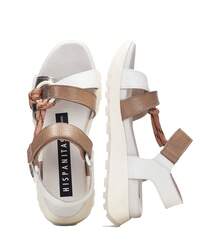 Women Flat Sandals - Gold - View 7