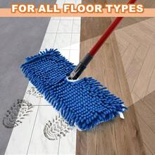 Microfiber Mops Floor Cleaning, Flat Mop Wet Dry Use, Dust Mop Hardwood Floors With 3 Reusable Pads O Cedar Hardwood Floor 'N More 3 - Action Mop And Extendable 58 Inch Long Handle - Đầu lau thay thế cho cây lau nhà 3 chức năng Ocedar - Xem 10