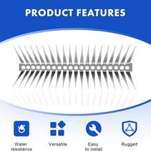 不锈钢防鼠、防啮齿动物、防鸟、防狗、防蛇、防盗空调汽车电器大型防鼠刺 - 防鼠刺 - 查看 4