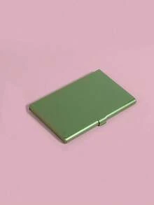 1pc Solid Color Card Holder Back To School - Rose Gold - View 16