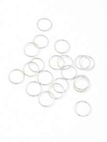 Conjunto de 85 presilhas de cabelo cilíndricas ocas em cores sortidas, estilo boêmio, acessórios para cabelo femininos, para uso diário, festas, férias, presentes para amigas, presilhas de garra, grampos de cabelo, aniversários. - Multicolorido - Ver 3