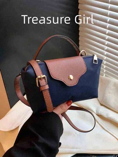 2026 Casual Nylon Small Handbag, Women's Fashion Tote Shoulder Bag, Versatile Crossbody Square Bag