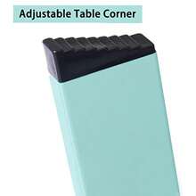 Mesa de centro de patio mesa redonda de acero de metal resistente a la intemperie antioxidante para exteriores - Verde - Ver 7