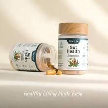 Gut Health Probiotic Supplement, 50 Capsules, Turmeric & Aloe Vera, Gluten Free Non-GMO - 70克 - 查看 3